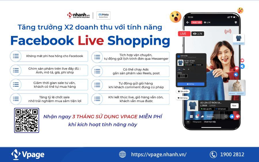 facebook live shopping